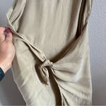 Jules The Label Dress Attached Wrap Skirt Overlay Neutral Light Casual Elevated Size XS Photo 5