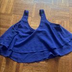 Soprano Purple / blue layered crop top Photo 1