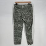 Jofit Pant Womens 6 Green White Speckled Print Stretch Tapered Leg Performance Photo 6