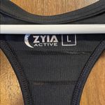 Zyia  Black Striped Tank Top Photo 1