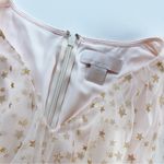 Rachel Parcell NEW Glitter Star Long Sleeve Tulle Dress Pink Parchment Photo 8