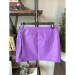RTA Leather Mini Skirt PURPLE Violet Womens Size 2 Photo 6