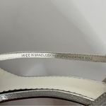 Lilly Pulitzer Silver Strappy Sandals with Bow Photo 4