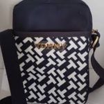 Tommy Hilfiger  bag crossbody shoulder purse navy blue white logo gold hardware Photo 0