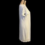 Ronni Nicole Ivory Eyelet Lace Dress with white liner. Photo 3