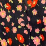 Rotate Birger Christensen “Emma” Floral Dress Size 8 US Ties at Waist Black Red Photo 5