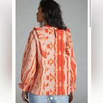 Anthropologie  Samant Chauhan Emilia Ruffled Tie-Dye Blouse Photo 2