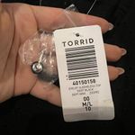 Torrid NWT  Deep Black Eyelet Sleeveless Top Size 00/10 Photo 3