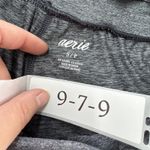 Aerie Pants Womens Small Black Grey Heathered High Rise Joggers Lounge Yoga Photo 2