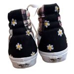 Vans Sk8-Hi Plaid Daisy Embroidered High Top Sneakers Women’s 8 Photo 1