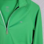 Athletic Works Womens Top Size Medium Green Quarter Zip Athletic Long Sleeves Photo 4