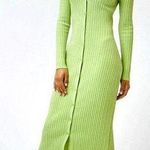 LITA By Ciara Icon Rib V Neck Cardigan Button Front Midi Dress Photo 0