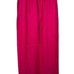 ZARA Pink Wide Leg Elastic Drawstring Waist Pull On Pants Size Medium Photo 0