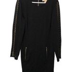 Michael Kors Michael  black sheath dress embellished size 8 Photo 0