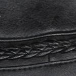 Rampage Black Crossbody Shoulder Purse with Braded Detail Photo 2