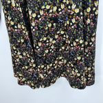 French Connection  Hallie Drape Floral Black Folk Boho Mini DressWomens size 4 Photo 3