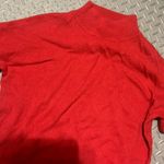 Anthropologie Ruby moon ruffle sleeve red sweater holiday boho classic winter party Photo 1