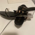 Allegra K  black lucite sandals size 10 wedge 2.5 inches Photo 7