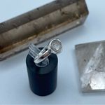 Natural Herkimer Diamond Sterling Silver Ring Size 6 Silver Photo 4