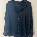 ZARA Black Women's Top size M Photo 0