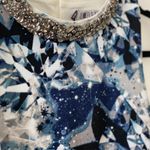 Jennifer Lopez Blue Midi Dress Photo 5