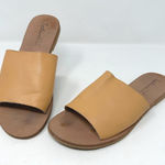 Splendid  Thea‎ Leather Slide Sandals Tan Size 8 Photo 0