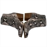 Carlos Santana Carlos by  Rowan Western Booties Ankle Boots Snakeskin Size 6 Photo 2
