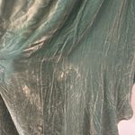 Ralph Lauren Vintage  Purple Label Light Blue Velvet Midi Skirt Size 8 Photo 2