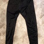 Adam Levine 🆕  velour solid black stretchy leggings size large pull on Photo 5