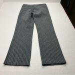 Betabrand  Grey Gray Striped Straight Leg Pant Stretch Women Small Petite Pull-on Photo 11