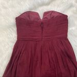 J.Crew  Nadia Strapless Bridesmaid Dress Burgundy Photo 7