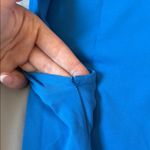 ZARA  Blue Bodysuit Top with Racerback Design Photo 2