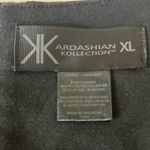 Kardashian Kollection Black Peplum 1/2 Sleeve Midi Dress XL Photo 7