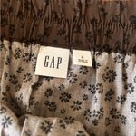Gap  midi satin skirt brown floral skirt Size Large Photo 9