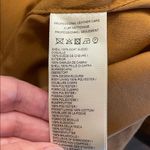 Free People  Willa Western Bomber Tan Leather Jacket with Fringe Embroidery Photo 10