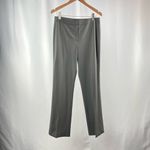 Lafayette 148 Italian Stretch Wool Meanswear‎ Pant in Grey Size 8 Gray Photo 1