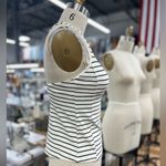 CALIA Women's Skinny Racerback Tankini Swim Top M Black Size M Photo 7