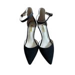 Louise et Cie  black suede kitten heels sz 7 Photo 2
