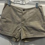 Vintage Silver 100% Cotton Khaki Shorts Size 28 Made In Canada Y2k Tan Photo 0