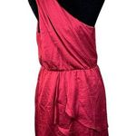 BCBGeneration  One-Shoulder Dress in Red Berry Size 10 NEW with Tags Photo 0
