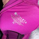 Athleta  Long Sleeve Back Zip Pullover Athletic Long Sleeve Medium Pink Photo 5