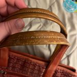 Coach Red and Tan Signature Tote Photo 8