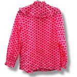Vineyard Vines Vineyard‎ Vines Pink & White Shell Print Cotton Button-Up Long Sleeve Shirt Sz S Photo 5