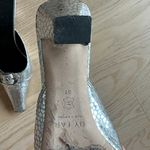 BY FAR Silver Kitten Heels  Photo 3