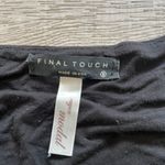 Raya Square Neck Bodysuit Black Small Photo 1