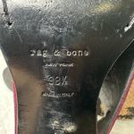 Rag and Bone  Burgundy Made in Italy Suede Sandals in Size 8.5 Photo 6