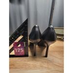 Steve Madden  Classie Stiletto Pump Heels Women's 8.5 Black Leather Pointed Toe Photo 2