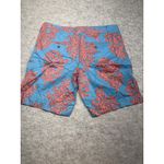 Lilly Pulitzer Shorts Womens 6 Blue Coral Print Preppy Pockets Vibrant Summer Photo 5