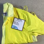 ZARA  x RHUIGI Neon‎ Yellow Windbreaker Jacket Sz S Photo 4