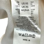 Anthropologie  Bohemian Thermal Waffle Knit Floral Puff Sleeve Top XS Oversized Photo 11